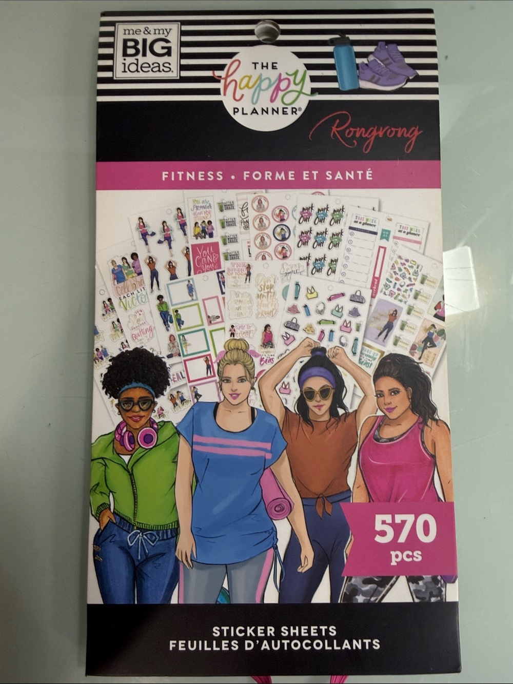 The Happy Planner Fitness Sticker Pack - Multicolor
